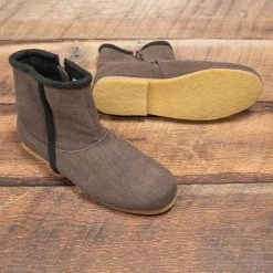 BOSTONEER Unisex Warm Urban Hemp Boots with Organic Booties - Women's & Men's Sizes 14 Shoes Women’s Footwear BOSTONEER Unisex Warm Urban Hemp Boots (With Organic Booties) (Women's & Men's Sizes)