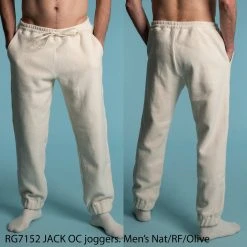 Vendor-unknown JACK 100% Organic Cotton Fleece Jogger Pants for Men - Comfortable WFH Sweatpants 10 Vendor-unknown JACK 100% Organic Cotton Fleece Jogger Pants
