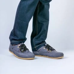 CASTLEROCK Zero-Drop Men's Hemp Shoes With Natural Rubber Sole