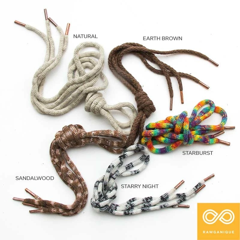 Vendor-unknown MIDDLEBURY Hemp Shoelaces (Rainbow Color) - Eco-Friendly Footwear Accessories 5 Vendor-unknown MIDDLEBURY Hemp Shoelaces (Rainbow Color) Footwear