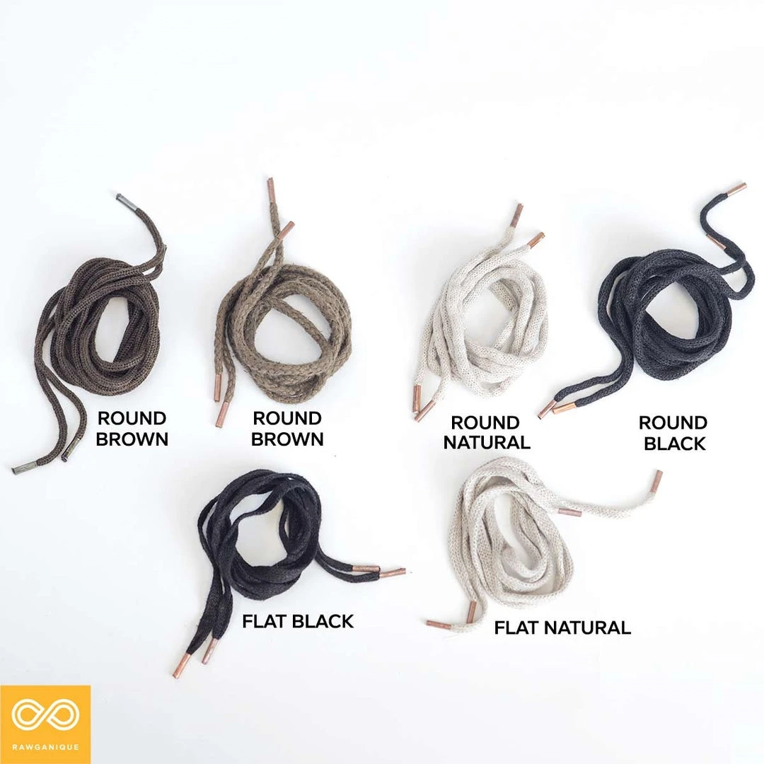 Easter Island 100% Hemp Shoelaces - Solid Colors | Eco-Friendly & Durable 2 Vendor-unknown Easter Island 100% Hemp Shoelaces (Solid Colors)