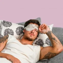 Vendor-unknown DREAM JOURNEY 100% Organic Linen Eyeshade - Blindfold