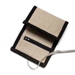 Vendor-unknown IDAHO 100% Organic Hemp Trifold Wallet (Plastic-free, Vegan, Velcro-free)(3.5x5) ShoesBags&More