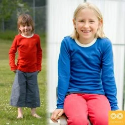 Vendor-unknown Kidswear Kids' Children's Organic Cotton Long-sleeve T-shirt