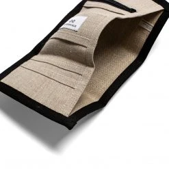 Vendor-unknown MINNEAPOLIS 100% Organic Hemp Heavy Canvas Trifold Wallet (Plastic-free, Leather-free, Vegan) (3.5x5) ShoesBags&More