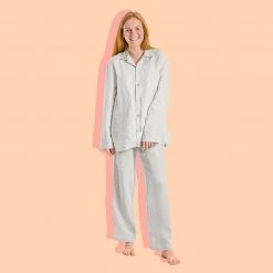 Vendor-unknown SAN JOSE 100% Organic Hemp Pajamas PJ Set (Long-sleeves / Pants) (Unisex) Lingerie & Sleepwear