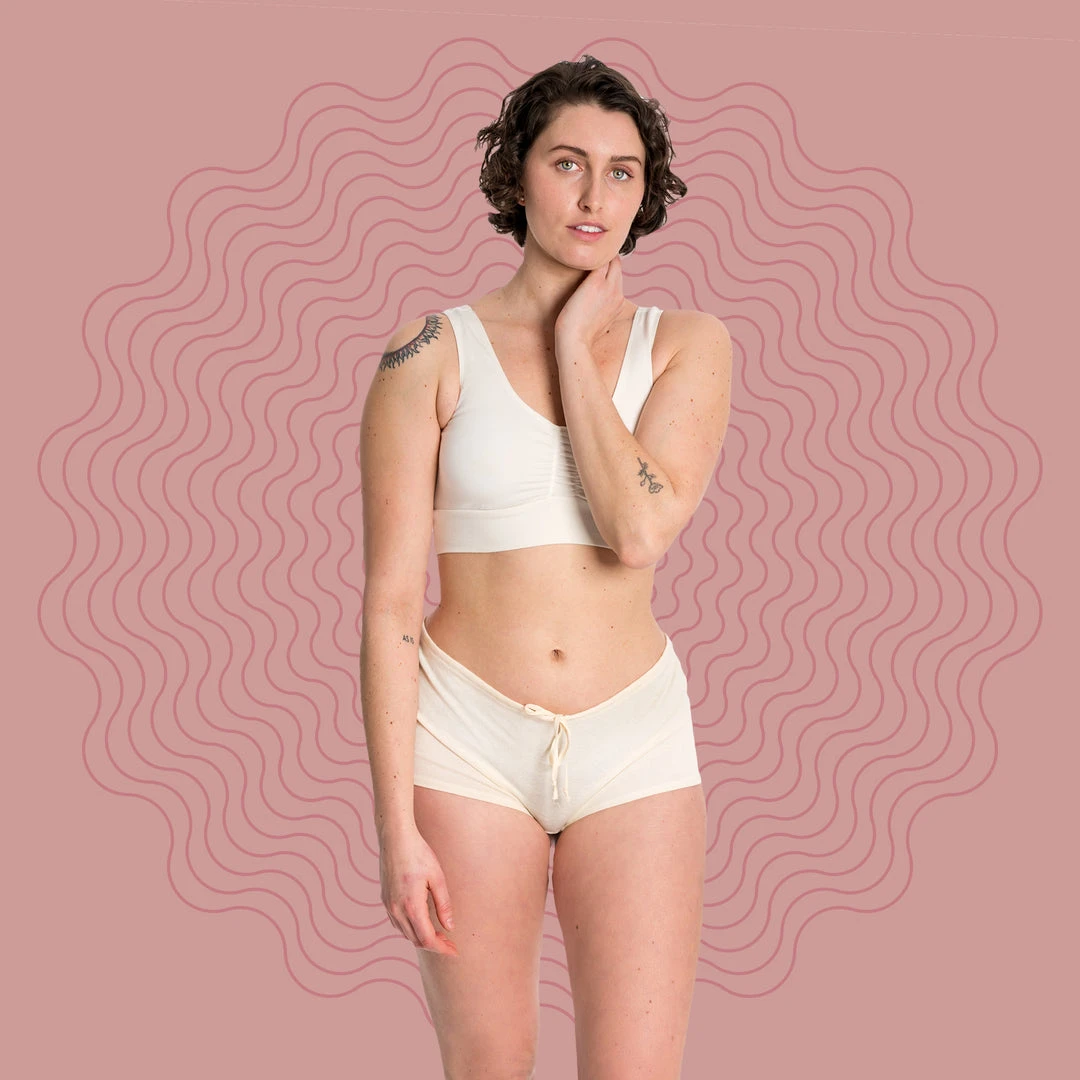 Organic Cotton Jen's Bra Top - Comfortable Women's Bras & Lingerie 1 Vendor-unknown Organic Cotton Jen's Bra Top Bras