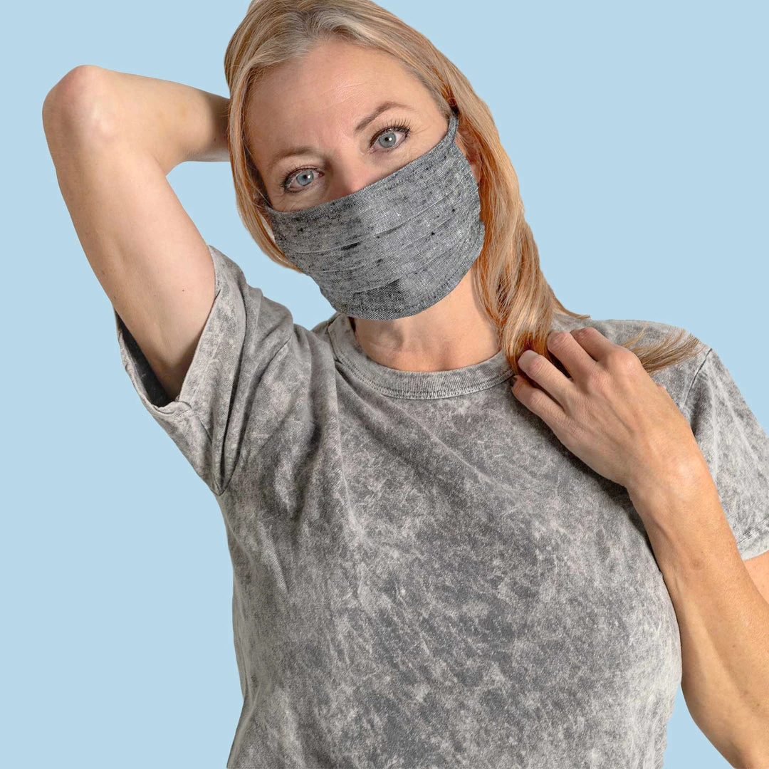 SCHOENBERG 100% Hemp Elastic-Free Face Mask | Eco-Friendly & Breathable Face Covering 13 Vendor-unknown Face Coverings SCHOENBERG 100% Hemp Face Mask Mouth Mask (Elastic-free)