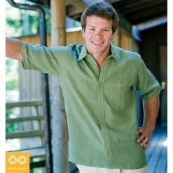Vendor-unknown Eric Short-Sleeve Hemp Shirt (With Pocket) (RG577) (Discontinued) Offers