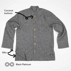 Vendor-unknown Shirts Italian Hemp Renaissance Shirt (Unisex)