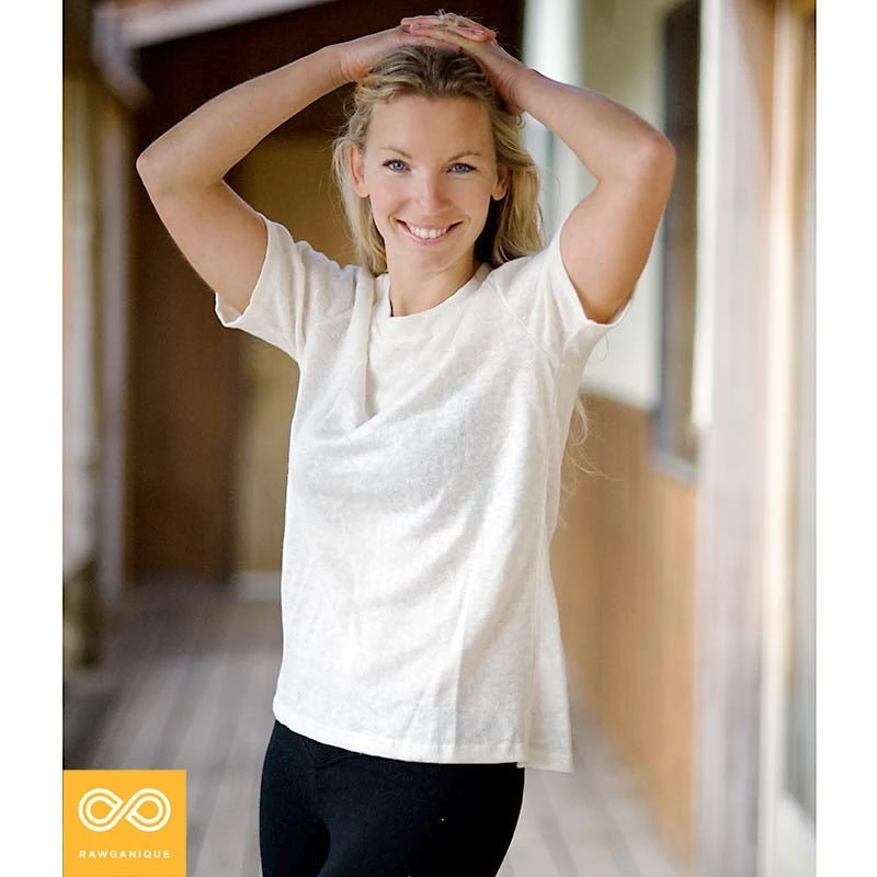 ISABELLE 100% Hemp Knit Tee - Women's Eco-Friendly T-Shirt (Closeout Sale) 3 T-Shirts ISABELLE 100% Hemp Knit Tee (Discontinued) Women