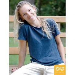 ISABELLE 100% Hemp Knit Tee - Women's Eco-Friendly T-Shirt (Closeout Sale) 8 T-Shirts ISABELLE 100% Hemp Knit Tee (Discontinued) Women