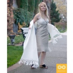 Vendor-unknown Dresses Angeline Hemp Dress Gown (Lined)