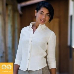 Vendor-unknown Shirts Emmanuelle Button-down Hemp Shirt (Discontinued)