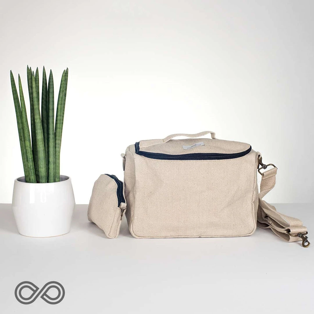 Vendor-unknown GYM SPA 100% Organic Hemp Stiff Canvas Bag - Eco-Friendly & Plastic-Free 9 Vendor-unknown GYM SPA 100% Organic Hemp Stiff Canvas Bag (Plastic-free)