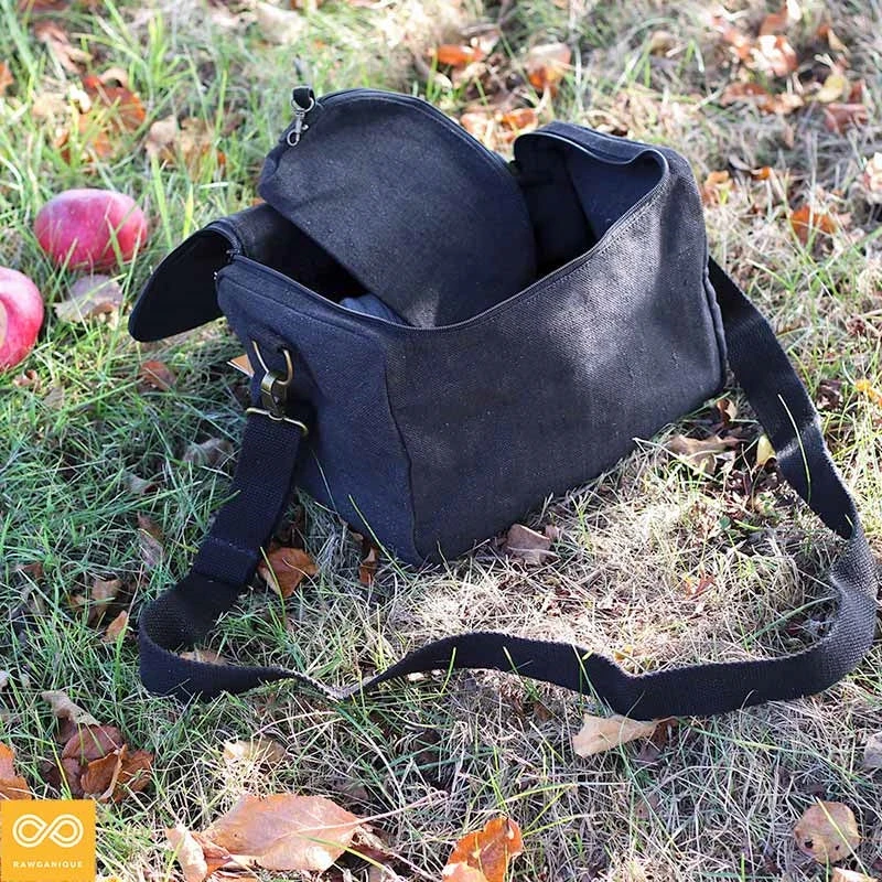 Vendor-unknown GYM SPA 100% Organic Hemp Stiff Canvas Bag - Eco-Friendly & Plastic-Free 8 Vendor-unknown GYM SPA 100% Organic Hemp Stiff Canvas Bag (Plastic-free)