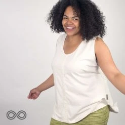 Vendor-unknown ALICE SPRINGS Organic Cotton Tank Blouse