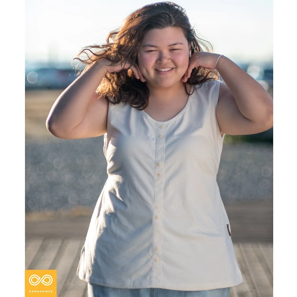 ALICE SPRINGS Organic Cotton Tank Blouse for Women - Plus & Curvy Fit | Comfortable & Stylish 3 Vendor-unknown ALICE SPRINGS Organic Cotton Tank Blouse