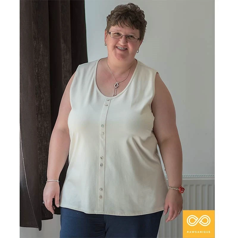 ALICE SPRINGS Organic Cotton Tank Blouse for Women - Plus & Curvy Fit | Comfortable & Stylish 4 Vendor-unknown ALICE SPRINGS Organic Cotton Tank Blouse