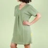 Vendor-unknown SALZBURG 100% Organic Linen Knit Nightgown Loungewear House Dress