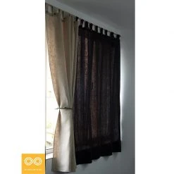 48"x72" BERKELEY 100% Organic Hemp Curtain Panel for Bedroom & Living Room - Eco-Friendly Home Decor 17 Vendor-unknown 48