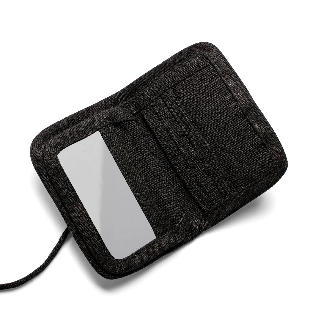 UTAH Velcro-Free Organic Hemp Bifold Wallet with Clear Driver's License Window | Eco-Friendly & Durable | ShoesBags&More 5 Vendor-unknown ShoesBags&More UTAH Velcro-free Organic Hemp Bifold Wallet (Clear Driver's License Window) (3.5x5)
