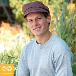 Vendor-unknown Unisex Hemp Greek Fisherman's Pageboy Hat (Discontinued) Hats