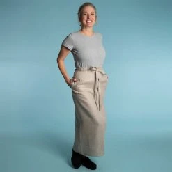 Vendor-unknown MILLBROOK Organic Professional Bistro Apron (OC Linen Or Hemp) (Through Pockets)