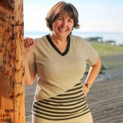 T-Shirts AUVERGNE V Neck 100% Organic Hemp Tee Tops