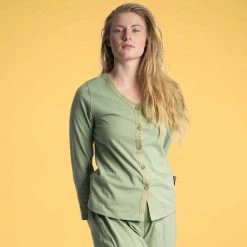 Vendor-unknown AVIGNON 100% Organic Prima Cotton Jersey Shirt / Lounge Top Women