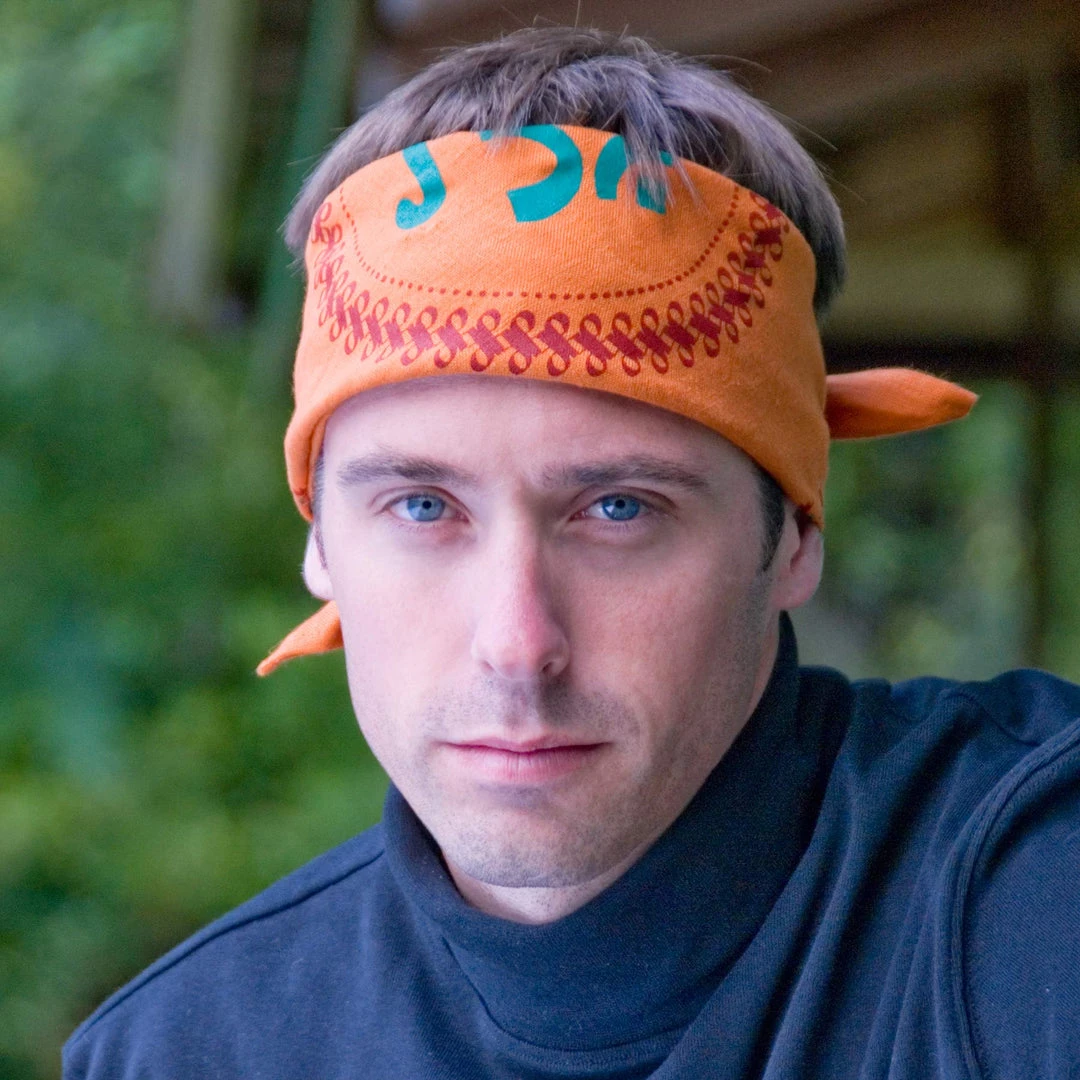 Organic Hemp Bandana with Buddha Om Design - 22x22 Inches | Eco-Friendly Face Covering & Scarf for Men & Women 1 Vendor-unknown Printed Tees & More Organic Hemp Bandana - Buddha Om Design (22 X 22)