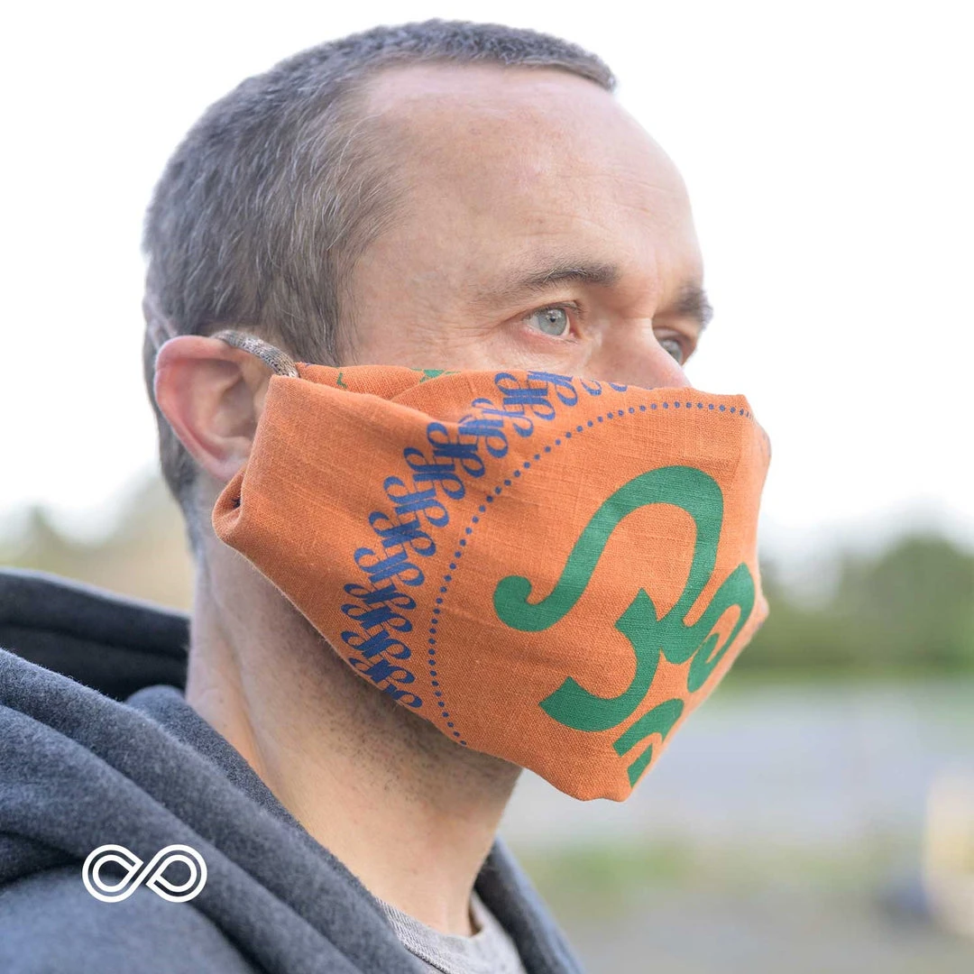 Organic Hemp Bandana with Buddha Om Design - 22x22 Inches | Eco-Friendly Face Covering & Scarf for Men & Women 15 Vendor-unknown Printed Tees & More Organic Hemp Bandana - Buddha Om Design (22 X 22)