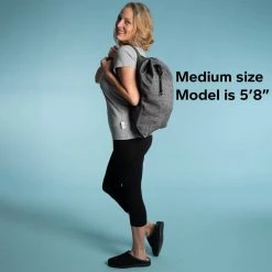 BAKERVILLE Organic Hemp Laundry Bag - Eco-Friendly & Durable Shoe & Bag Storage 11 Vendor-unknown ShoesBags&More BAKERVILLE Organic Hemp Laundry Bag