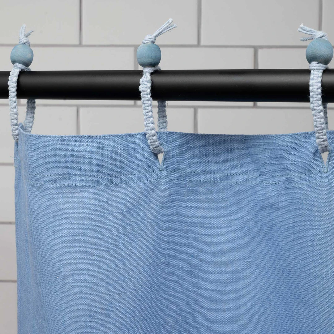 48x72 Organic Hemp Shower Curtain | PVC-Free, Eco-Friendly Stall Size | Montebello Design by BedBath 8 Vendor-unknown 48x72 Hemp Shower Curtain 100% Organic PVC-free (Stall Size) (MONTEBELLO) BedBath