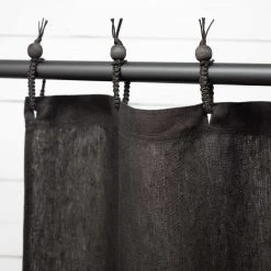 Vendor-unknown BedBath 73x72 Hemp Shower Curtain 100% Organic PVC-free (Full Size) (MONTEBELLO)