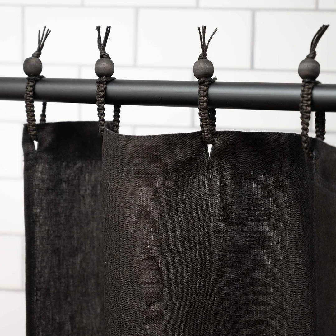 48x72 Organic Hemp Shower Curtain | PVC-Free, Eco-Friendly Stall Size | Montebello Design by BedBath 16 Vendor-unknown 48x72 Hemp Shower Curtain 100% Organic PVC-free (Stall Size) (MONTEBELLO) BedBath