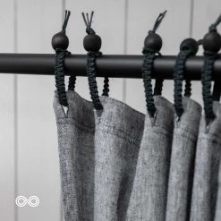 100% Organic Hemp Curtain - Natural Fabric Draperies for Living Room & Bedroom, 73.5 x 72" 25 Vendor-unknown MONTEBELLO 73.5 X 72