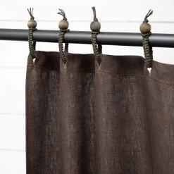 100% Organic Hemp Curtain - Natural Fabric Draperies for Living Room & Bedroom, 73.5 x 72" 32 Vendor-unknown MONTEBELLO 73.5 X 72