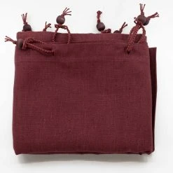 24" x 86" Hemp Curtain Panel with Rings - Natural Living Room Curtains for Home Sweet Home Collection 13 Vendor-unknown Hemp Curtain Panel 24