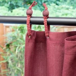 Vendor-unknown BedBath 73x72 Hemp Shower Curtain 100% Organic PVC-free (Full Size) (MONTEBELLO)