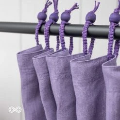 100% Organic Hemp Curtain - Natural Fabric Draperies for Living Room & Bedroom, 73.5 x 72" 30 Vendor-unknown MONTEBELLO 73.5 X 72