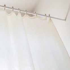 24" x 86" Hemp Curtain Panel with Rings - Natural Living Room Curtains for Home Sweet Home Collection 11 Vendor-unknown Hemp Curtain Panel 24