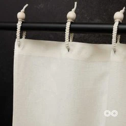 100% Organic Hemp Curtain - Natural Fabric Draperies for Living Room & Bedroom, 73.5 x 72" 31 Vendor-unknown MONTEBELLO 73.5 X 72