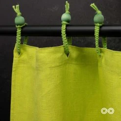 100% Organic Hemp Curtain - Natural Fabric Draperies for Living Room & Bedroom, 73.5 x 72" 40 Vendor-unknown MONTEBELLO 73.5 X 72