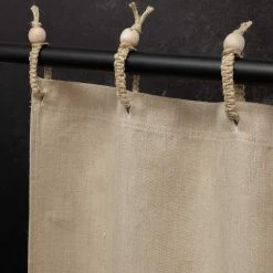 Vendor-unknown BedBath 73x72 Hemp Shower Curtain 100% Organic PVC-free (Full Size) (MONTEBELLO)