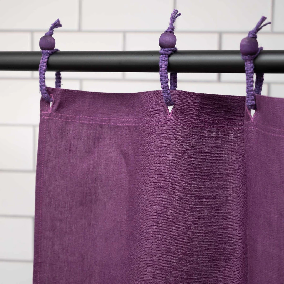 48x72 Organic Hemp Shower Curtain | PVC-Free, Eco-Friendly Stall Size | Montebello Design by BedBath 9 Vendor-unknown 48x72 Hemp Shower Curtain 100% Organic PVC-free (Stall Size) (MONTEBELLO) BedBath