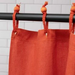 48x72 Organic Hemp Shower Curtain | PVC-Free, Eco-Friendly Stall Size | Montebello Design by BedBath 32 Vendor-unknown 48x72 Hemp Shower Curtain 100% Organic PVC-free (Stall Size) (MONTEBELLO) BedBath