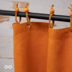 Vendor-unknown MONTEBELLO 48" X 72" 100% Organic Hemp Curtain - Draperies Curtains