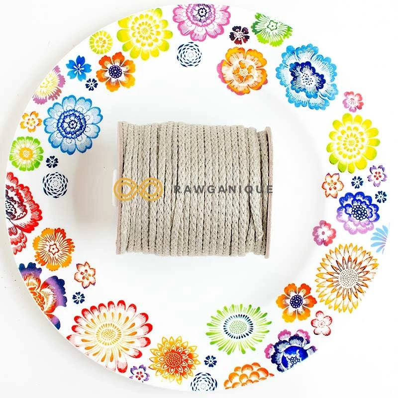 Vendor-unknown DIY 3.5mm Hemp Braided Cord - 50m Roll (~164') - Eco-Friendly Crafting Material 4 Vendor-unknown DIY 3.5mm Hemp Braided Cord (50m Roll; ~164')