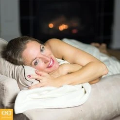 100% Organic Cotton Fleece Blanket by INNSBRUCK - Eco-Friendly, Plastic-Free, PVC-Free Bed & Living Room Comfort 23 Vendor-unknown BedBath INNSBRUCK 100% Organic Cotton Fleece Blanket